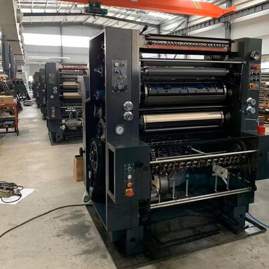 heavy duty offset printing machine for magazine book brochure printing